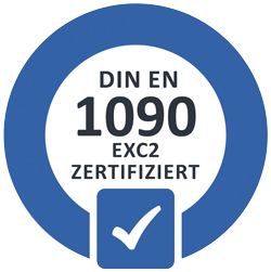 Zertifiziert nach DIN EN 1090 EXC2
